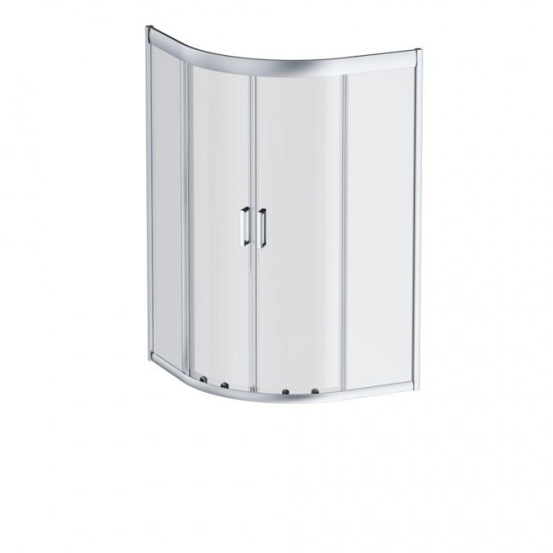 Душевой уголок AM.PM Gem W90G-401A090WT Профиль матовый хром, стекло прозрачно