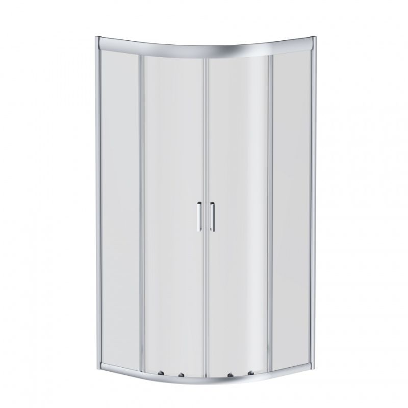 Душевой уголок AM.PM Gem W90G-401-090WT Профиль матовый хром, стекло прозрачное