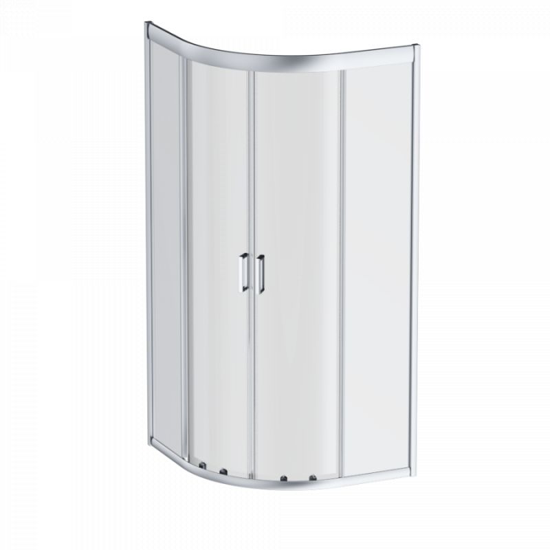 Душевой уголок AM.PM Gem W90G-401-090WT Профиль матовый хром, стекло прозрачное