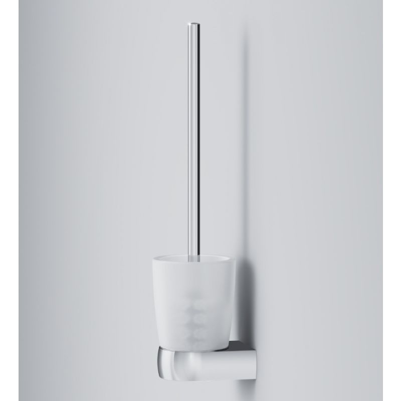 Ершик для унитаза AM.PM Sensation A3033300 хром/матовое стекло