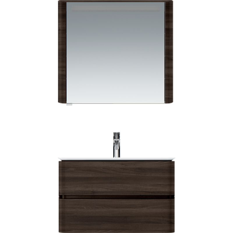 Зеркальный шкаф AM.PM Sensation 80 M30MCR0801TF Табачный дуб