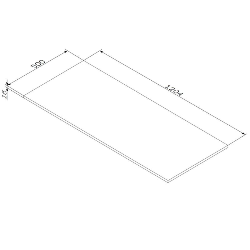 Столешница под раковину AM.PM Func 120 M8FST1200OF Дуб крафт