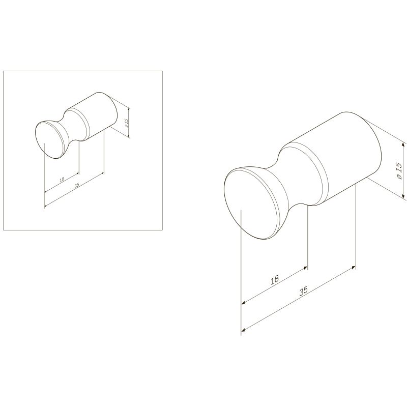 Крючок для полотенца AM.PM Sensation A3035500 Хром