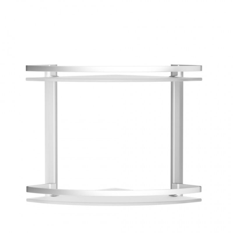 Стеклянная полка AM.PM Sense L A7456200 угловая Серебристая