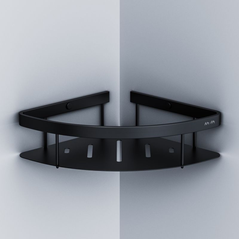 Полка корзина AM.PM Sense L A7454122 угловая Черная матовая