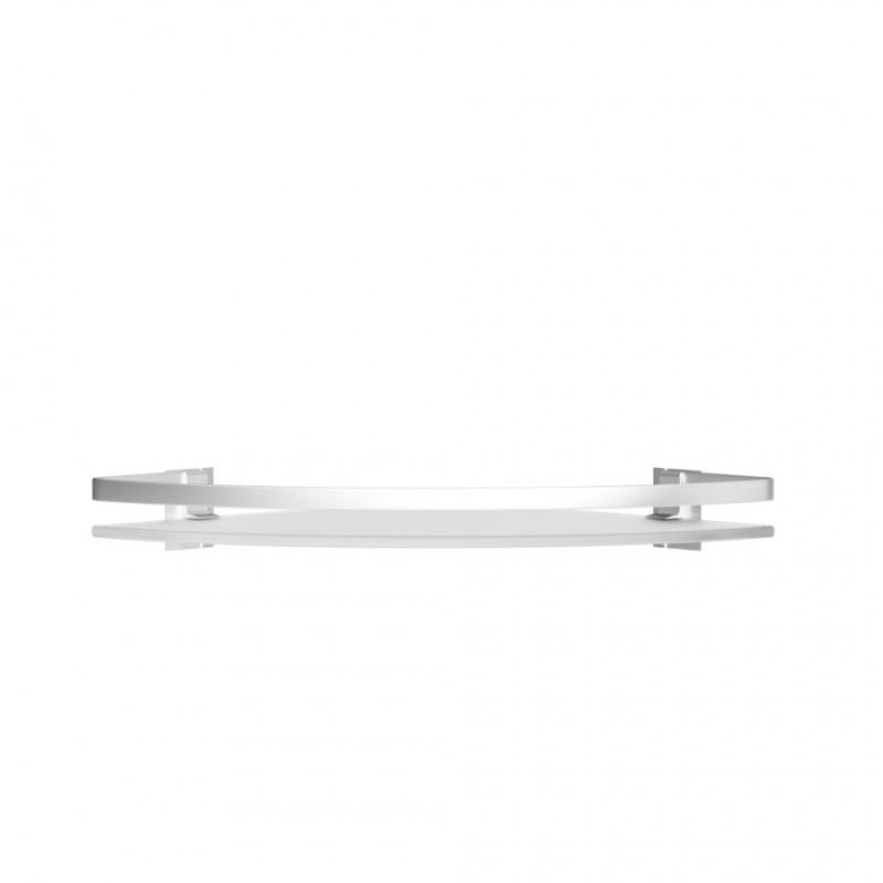 Стеклянная полка AM.PM Sense L A7456100 угловая Серебристая