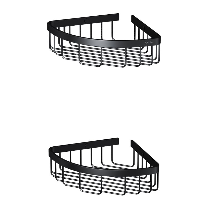 Полка корзина AM.PM Sense L A7452222 угловая Черная матовая