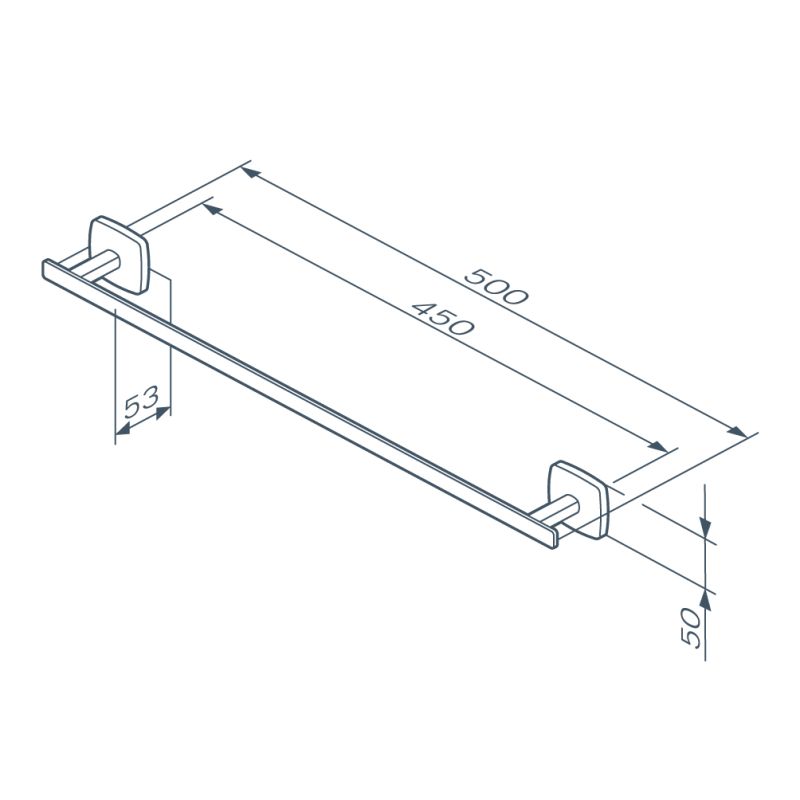 Полотенцедержатель AM.PM Gem A90346422 Черный