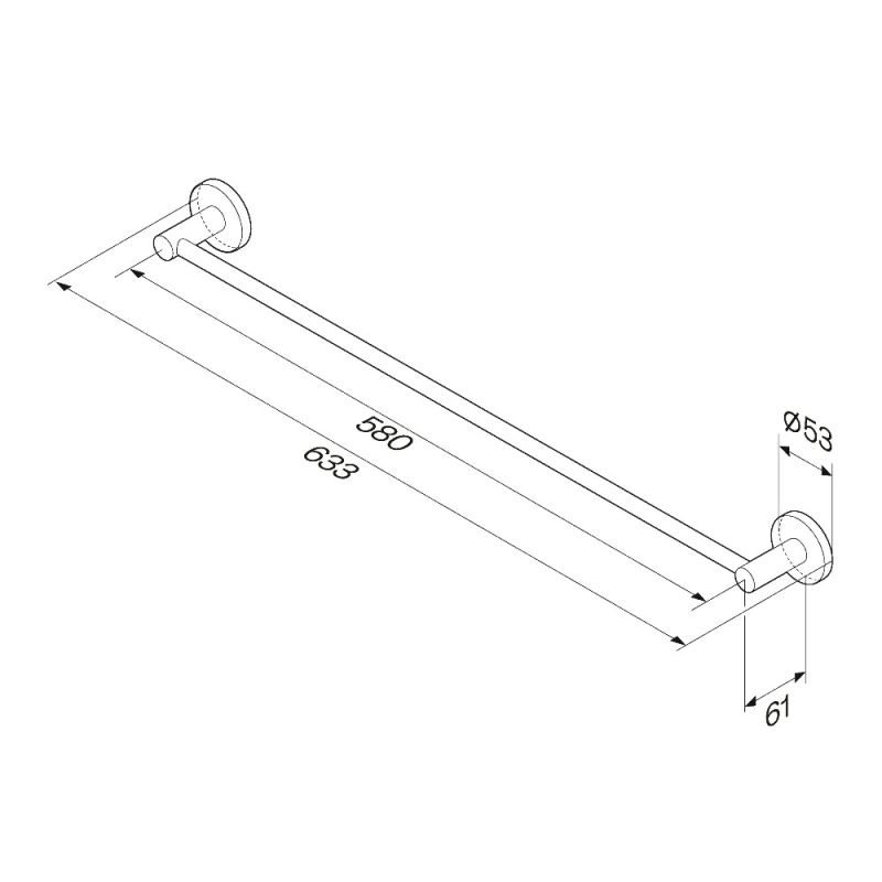 Полотенцедержатель AM.PM X-Joy A85A346400 Хром
