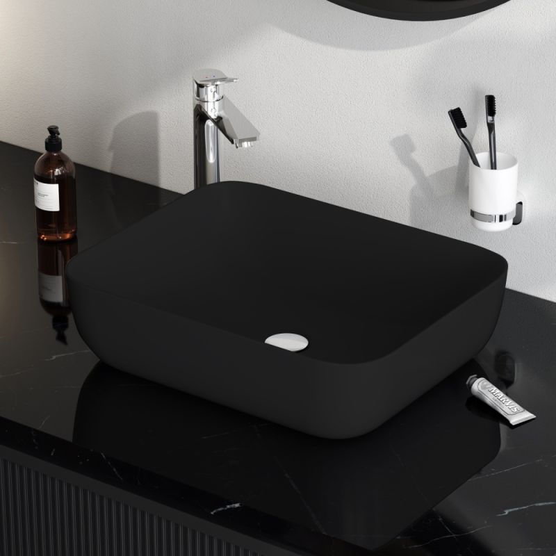 Раковина-чаша AM.PM Func 51 M8FWCC10510BM Черная матовая