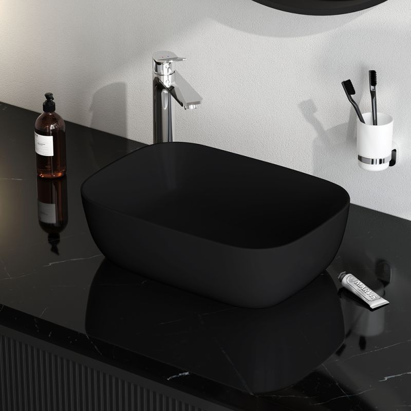 Раковина-чаша AM.PM Func 46 M8FWCC10450BM Черная матовая