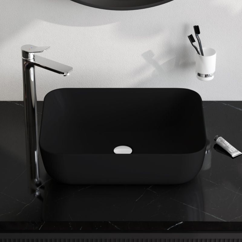 Раковина-чаша AM.PM Func 51 M8FWCC10510BM Черная матовая