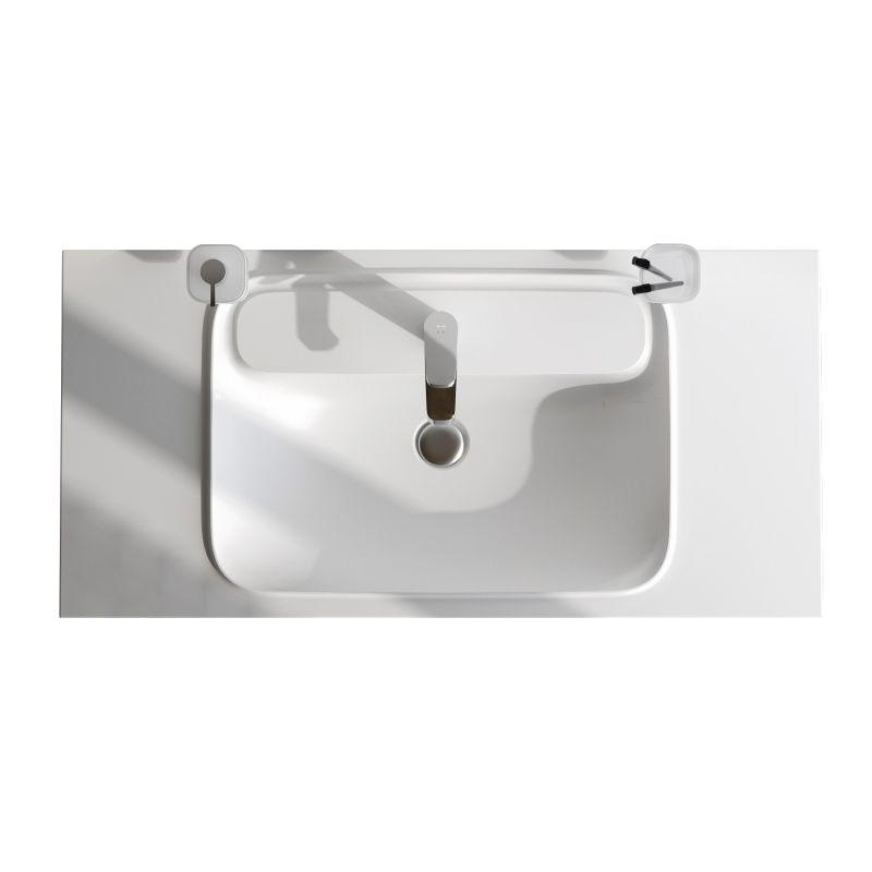 Раковина AM.PM Func 100 M8FWPC1000WM Белая матовая