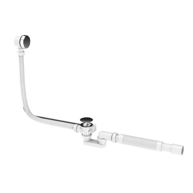 Слив-перелив AM.PM W90A-000-OFI полуавтомат Хром