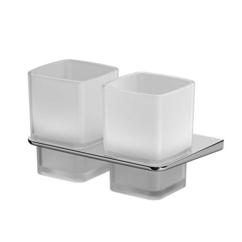 Стакан для зубных щеток AM.PM Inspire 2.0 A50A343400 двойной Хром Белый