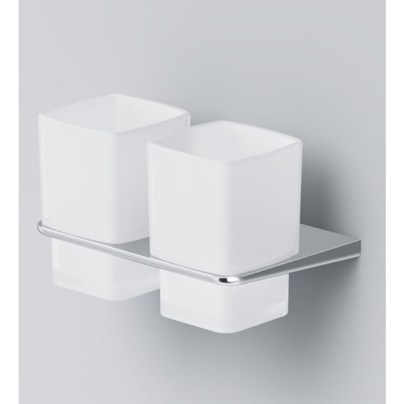 Стакан для зубных щеток AM.PM Inspire 2.0 A50A343400 двойной Хром Белый