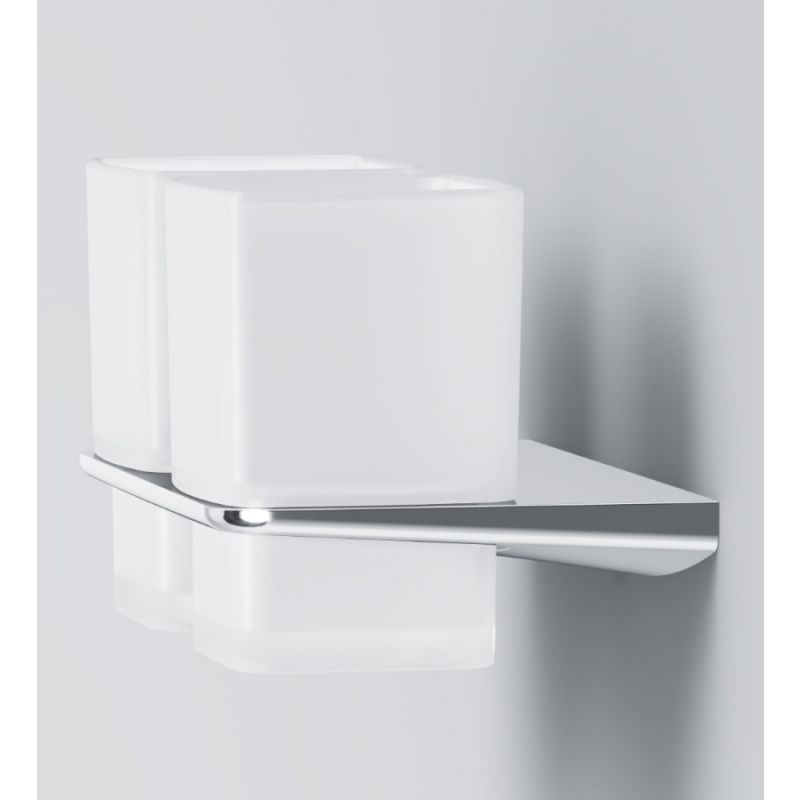 Стакан для зубных щеток AM.PM Inspire 2.0 A50A343400 двойной Хром Белый