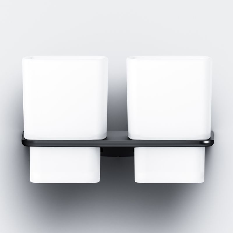 Стакан для зубных щеток AM.PM Inspire V2.0 A50A343422 двойной Черный матовый