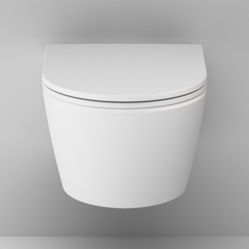 Унитаз AM.PM Func FlashClean C8F1700MWSC подвесной Белый матовый с сиденьем Микролифт