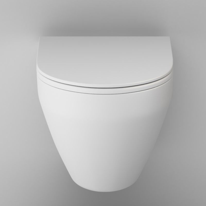 Унитаз AM.PM Spirit V2.0 FlashClean C701700MWSC подвесной Белый матовый с сиденьем микролифт