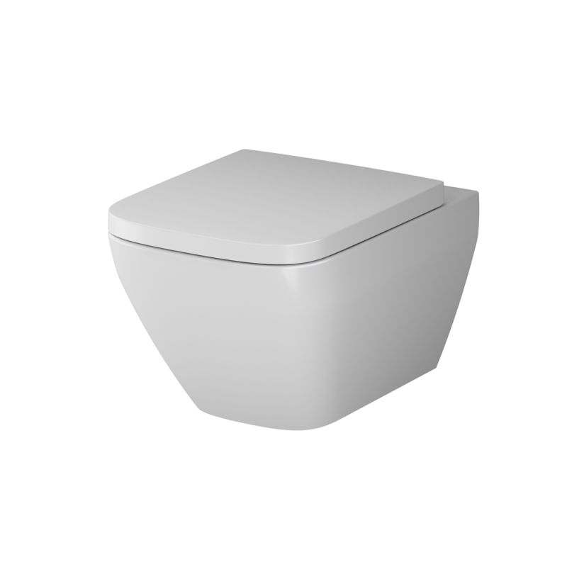 Унитаз AM.PM Spirit V2.0 Square FlashClean C701701SC подвесной с сиденьем микролифт