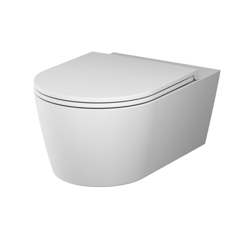 Унитаз AM.PM Func FlashClean C8F1701MWSC подвесной Белый матовый с сиденьем Микролифт