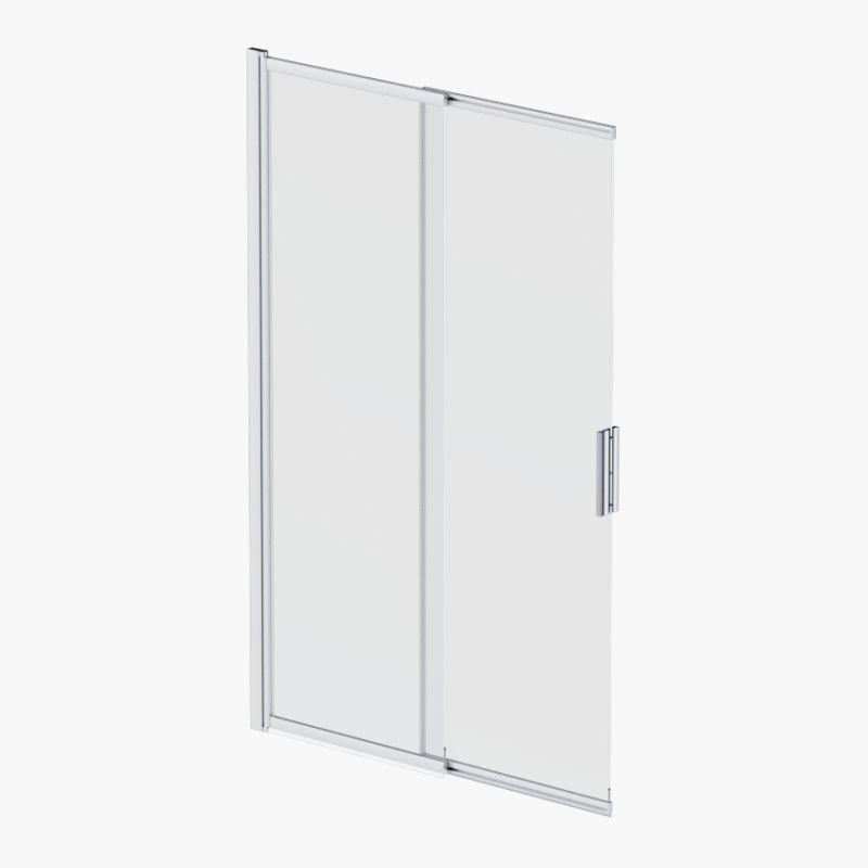 Шторка на ванну AM.PM Like W80S-100PS-150MT 100x150 профиль Хром матовый стекло прозрачное