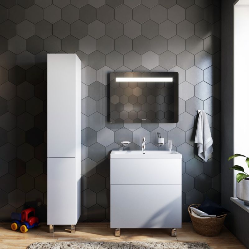 Шкаф пенал AM.PM Gem 30 L M90CHL0306WG подвесной Белый