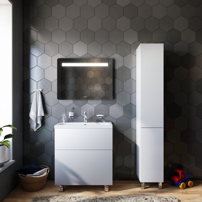 Шкаф пенал AM.PM Gem 30 L M90CSL0306WG Белый