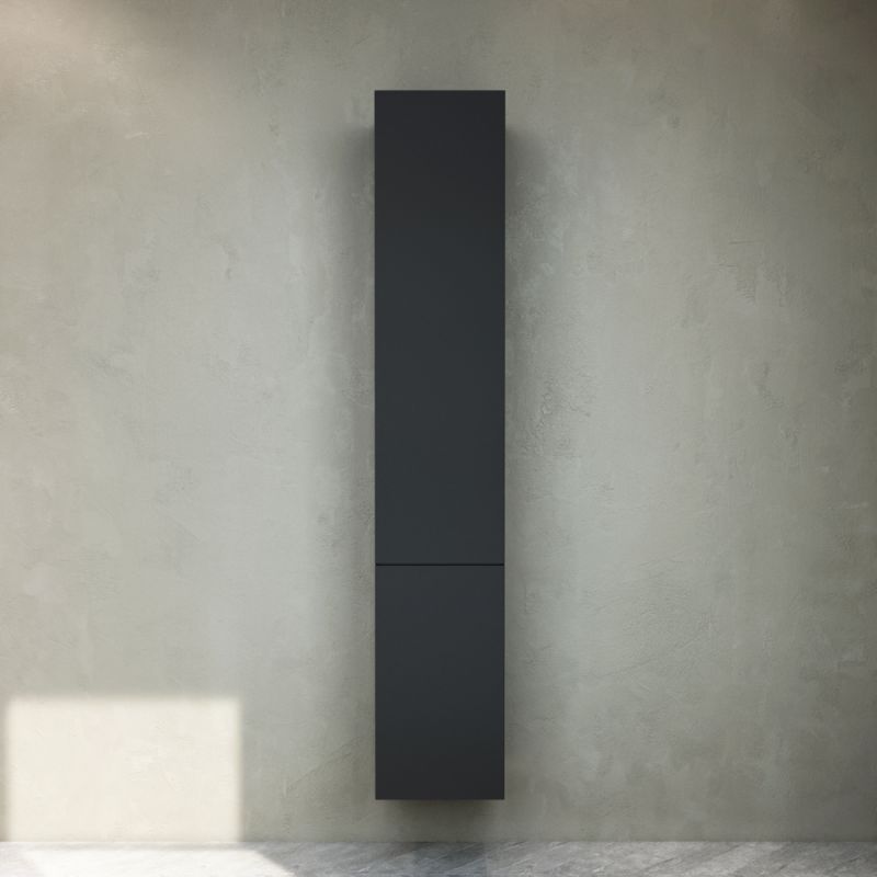 Шкаф пенал AM.PM Gem 30 R M90CHR0306GM подвесной Графит матовый