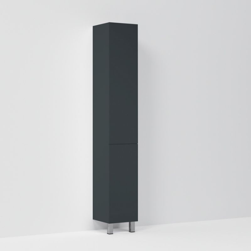 Шкаф пенал AM.PM Gem 30 R M90CHR0306BM подвесной Черный матовый