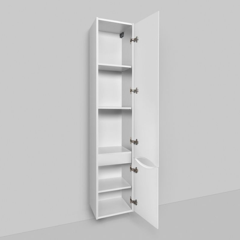 Шкаф пенал AM.PM Like 35 L M80CHL0356WG подвесной Белый