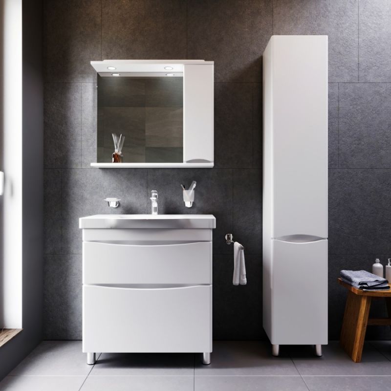 Шкаф пенал AM.PM Like 35 R M80CHR0356WG подвесной Белый