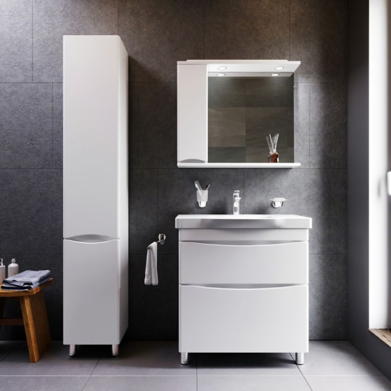 Шкаф пенал AM.PM Like 35 R M80CSR0356WG Белый