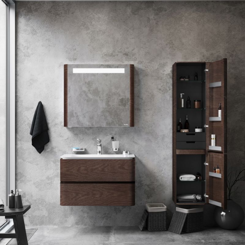 Пенал для ванной Am.Pm Sensation 40 правый орех