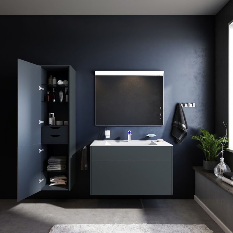 Шкаф пенал AM.PM Gem S 30 M91CSR0306GM Графит матовый