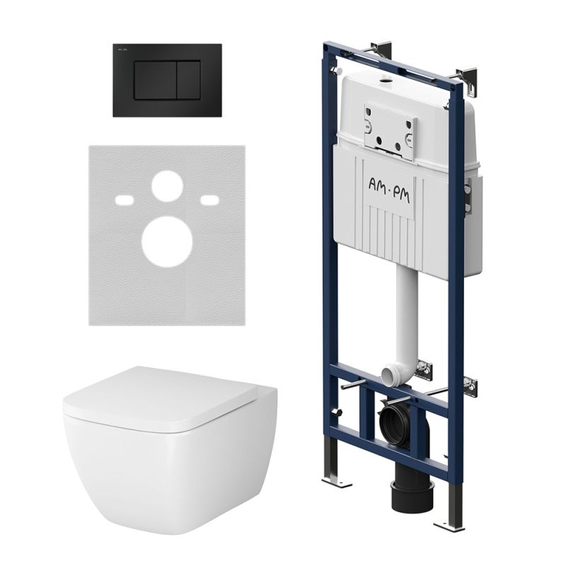 Унитаз с инсталляцией Am.Pm Gem IS100238.901701