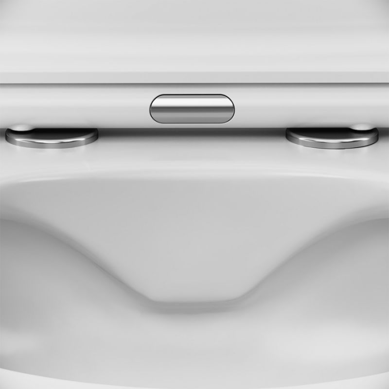 Комплект унитаза с инсталляцией AM.PM Like IS49001.801701 с сиденьем Микролифт и Белой клавишей смыва