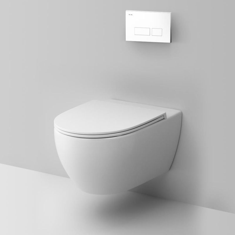 Комплект унитаза с инсталляцией AM.PM Awe FlashClean IS47001.111700 с сиденьем Микролифт и Белой клавишей смыва