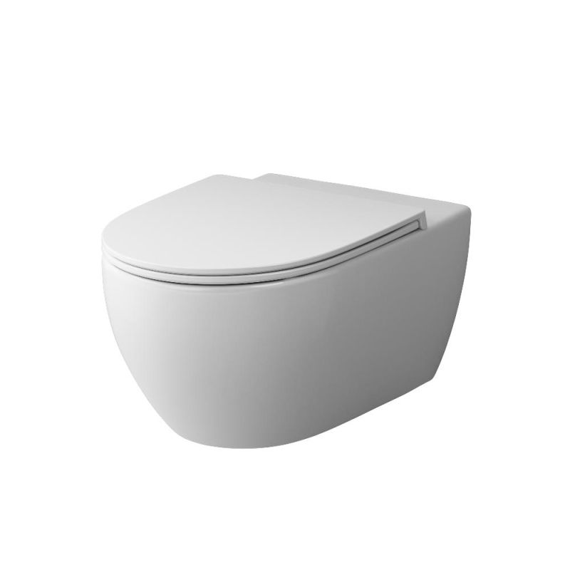 Комплект унитаза с инсталляцией AM.PM Awe FlashClean IS49038.111700 с сиденьем Микролифт и Черной матовой клавишей смыва