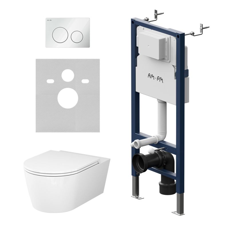 Унитаз с инсталляцией Am.Pm Func IS90101.8F1701