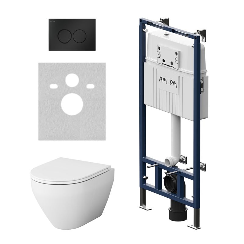 Унитаз с инсталляцией Am.Pm Spirit V2.0 IS100138.701700