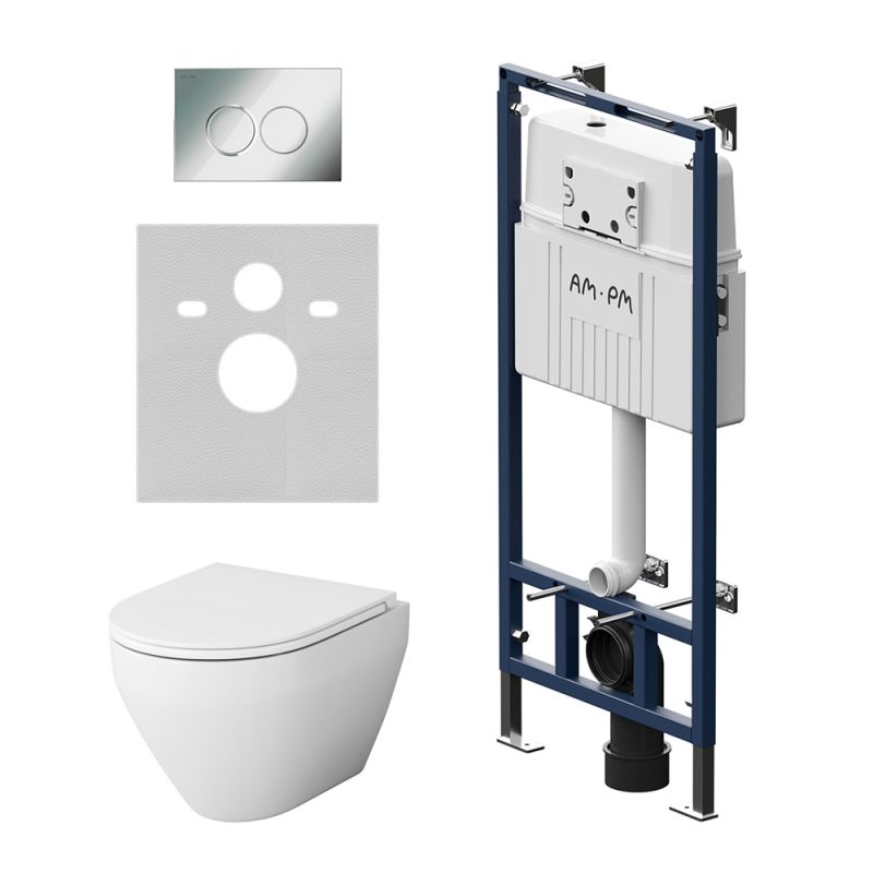 Унитаз с инсталляцией Am.Pm Spirit V2.0 IS100151.701700