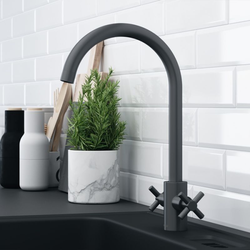 Смеситель для кухни RedBlu by Damixa Neo Classic 270000000 Графит