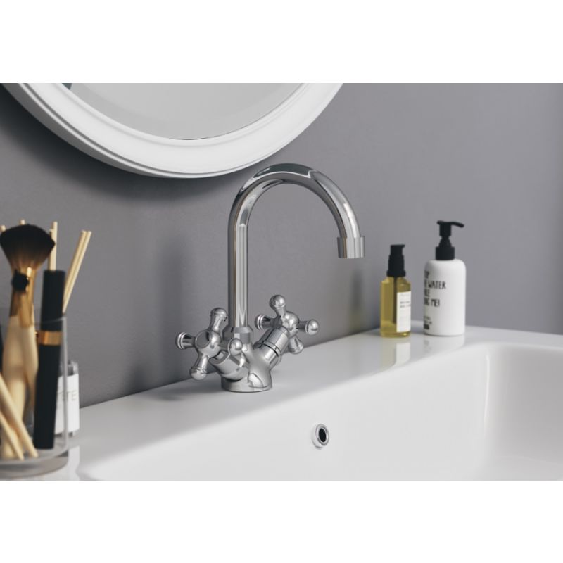 Смеситель для раковины RedBlu by Damixa Retro 230210000 Хром