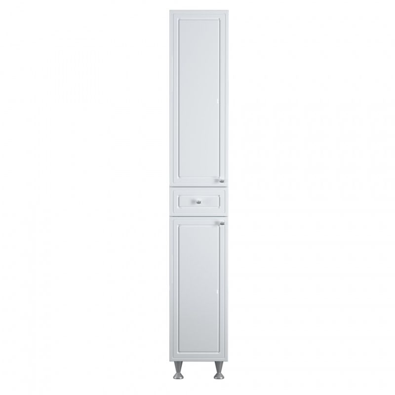 Шкаф пенал Damixa RedBlu Palace One 30 M41CSR0303WG с бельевой корзиной Белый