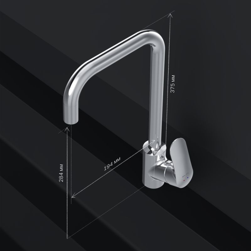 Смеситель для кухни AM.PM Like F8006000 Хром