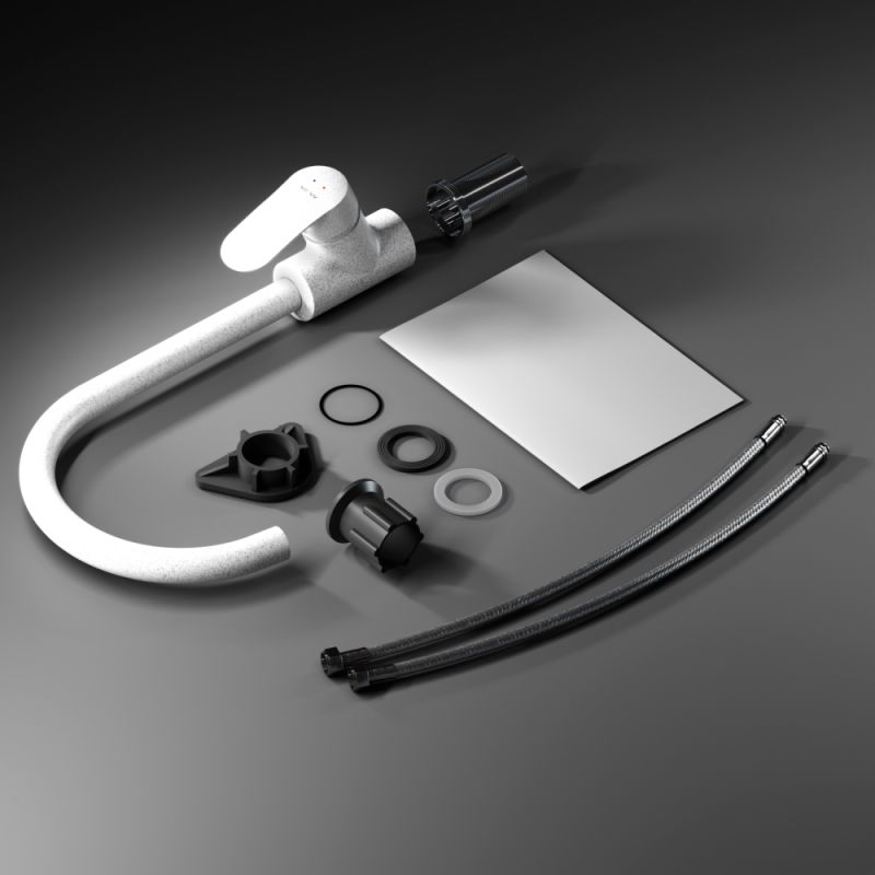 Смеситель для кухни AM.PM Like F8007133 Белый