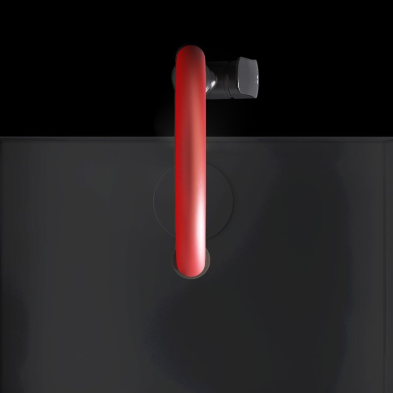 Смеситель для кухни AM.PM Like F8007828 Черный матовый Красный