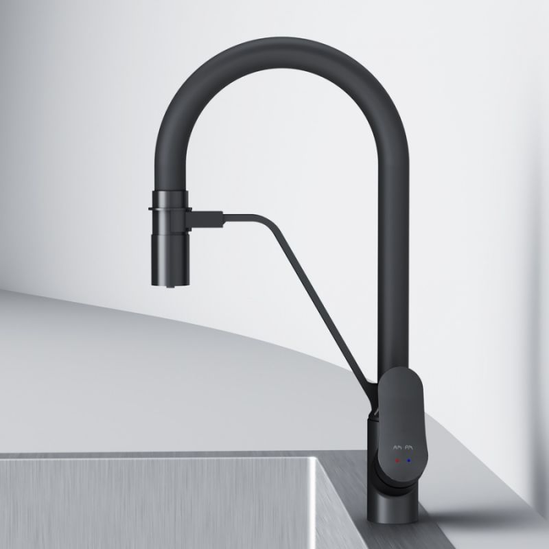 Смеситель для кухни AM.PM Like F8007822 Черный